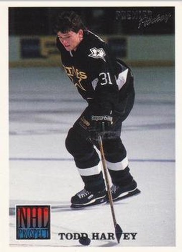 #473 Todd Harvey - Dallas Stars - 1994-95 Topps Premier Hockey