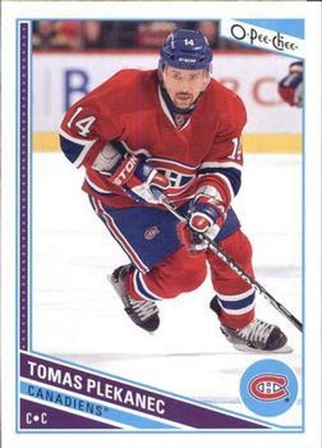 #473 Tomas Plekanec - Montreal Canadiens - 2013-14 O-Pee-Chee Hockey