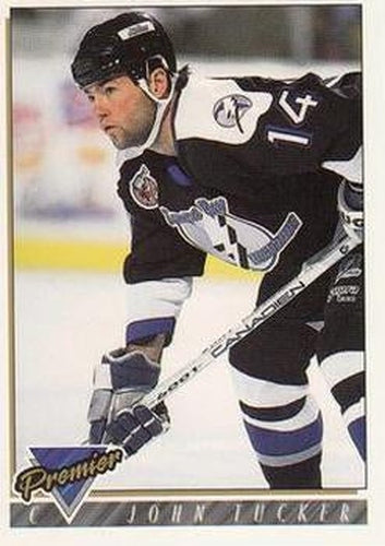 #473 John Tucker - Tampa Bay Lightning - 1993-94 Topps Premier Hockey