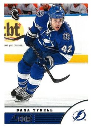 #473 Dana Tyrell - Tampa Bay Lightning - 2013-14 Score Hockey