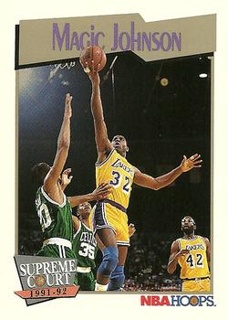 #473 Magic Johnson - Los Angeles Lakers - 1991-92 Hoops Basketball