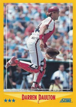 #473 Darren Daulton - Philadelphia Phillies - 1988 Score Baseball