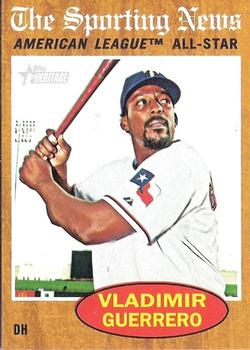 #474 Vladimir Guerrero - Texas Rangers - 2011 Topps Heritage Baseball