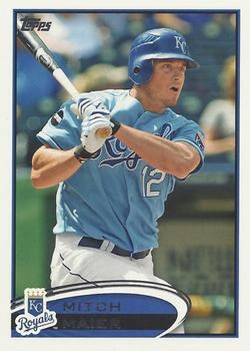 #474 Mitch Maier - Kansas City Royals - 2012 Topps Baseball