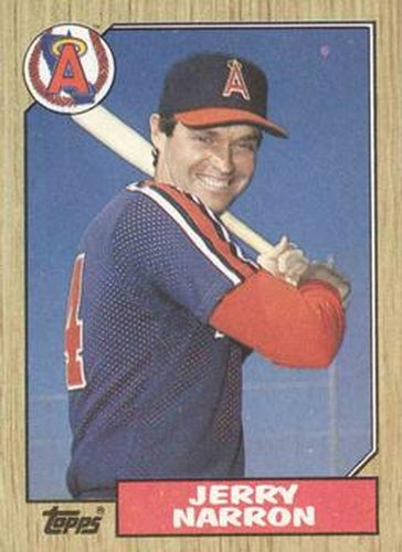 #474 Jerry Narron - California Angels - 1987 Topps Baseball