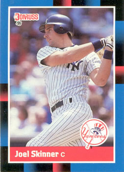 #474 Joel Skinner - New York Yankees - 1988 Donruss Baseball