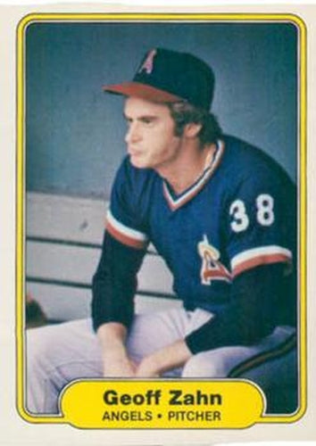 #474 Geoff Zahn - California Angels - 1982 Fleer Baseball