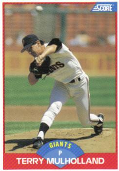 #474 Terry Mulholland - San Francisco Giants - 1989 Score Baseball