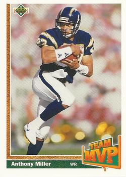 #474 Anthony Miller - San Diego Chargers - 1991 Upper Deck Football