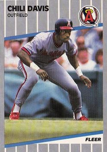 #474 Chili Davis - California Angels - 1989 Fleer Baseball