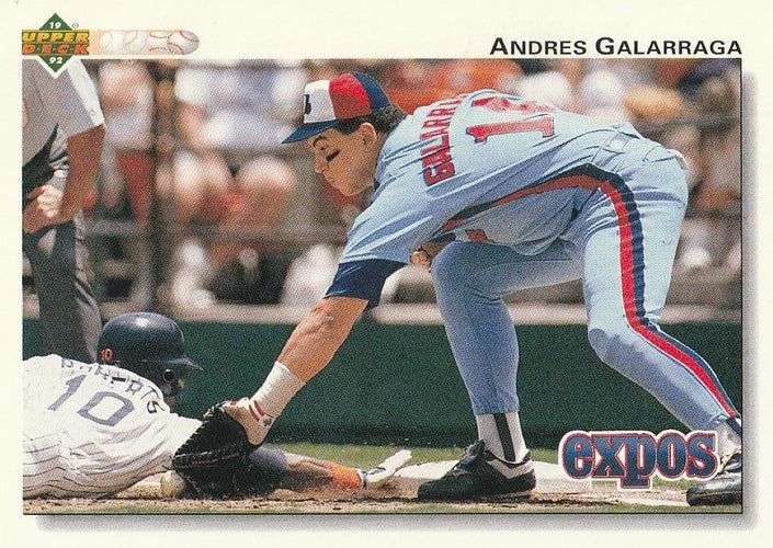 #474 Andres Galarraga - Montreal Expos - 1992 Upper Deck Baseball