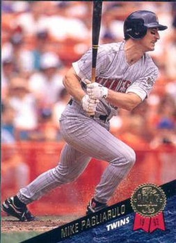 #474 Mike Pagliarulo - Minnesota Twins - 1993 Leaf Baseball