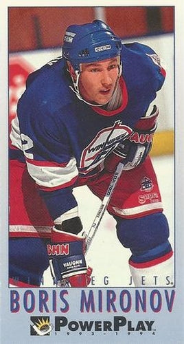 #474 Boris Mironov - Winnipeg Jets - 1993-94 Fleer PowerPlay Hockey
