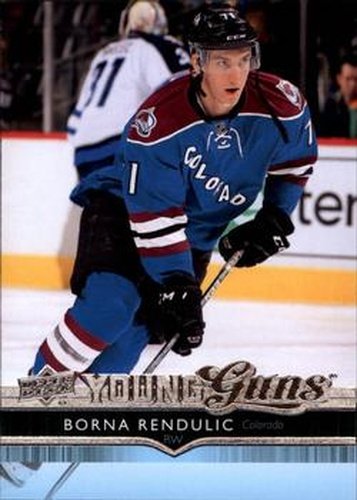 #474 Borna Rendulic - Colorado Avalanche - 2014-15 Upper Deck Hockey