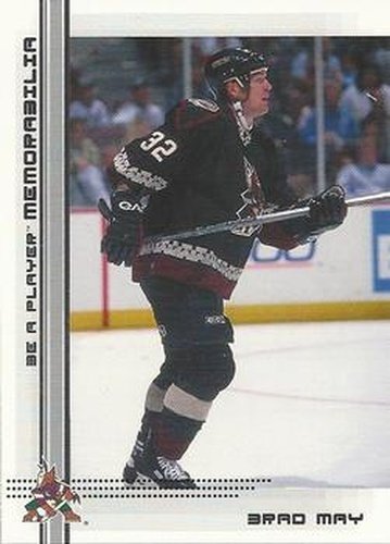 #474 Brad May - Phoenix Coyotes - 2000-01 Be a Player Memorabilia Hockey