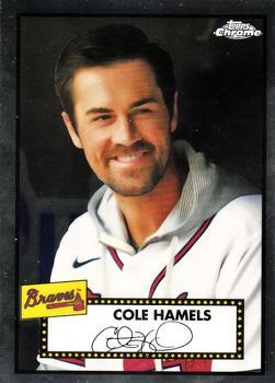 #474 Cole Hamels - Atlanta Braves - 2021 Topps Chrome Platinum Anniversary Baseball
