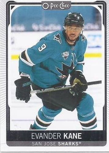 #474 Evander Kane - San Jose Sharks - 2021-22 O-Pee-Chee Hockey