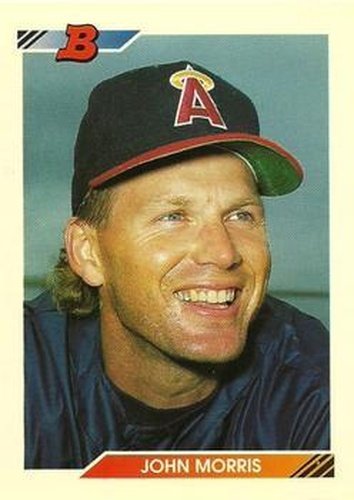 #474 John Morris - California Angels - 1992 Bowman Baseball