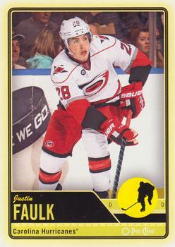 #474 Justin Faulk - Carolina Hurricanes - 2012-13 O-Pee-Chee Hockey
