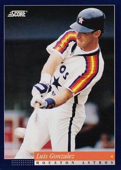 #474 Luis Gonzalez - Houston Astros -1994 Score Baseball