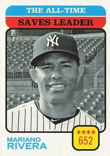 #474 Mariano Rivera - New York Yankees - 2022 Topps Heritage Baseball