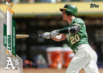#474 Mark Canha - Oakland Athletics - 2020 Topps Baseball