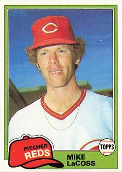 #474 Mike LaCoss - Cincinnati Reds - 1981 Topps Baseball