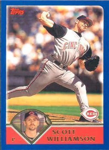 #474 Scott Williamson - Cincinnati Reds - 2003 Topps Baseball