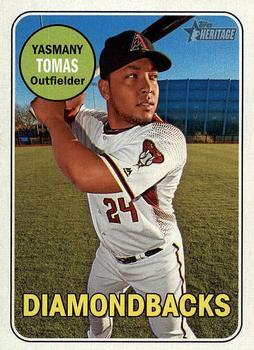 #474 Yasmany Tomas - Arizona Diamondbacks - 2018 Topps Heritage Baseball