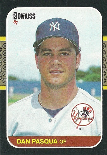 #474 Dan Pasqua - New York Yankees - 1987 Donruss Baseball