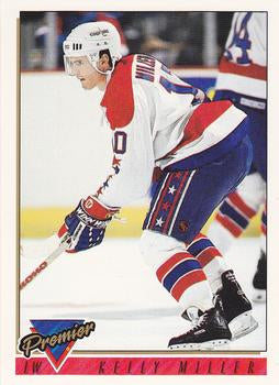 #474 Kelly Miller - Washington Capitals - 1993-94 Topps Premier Hockey