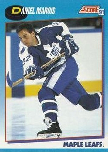 #474 Daniel Marois - Toronto Maple Leafs - 1991-92 Score Canadian Bilingual Hockey