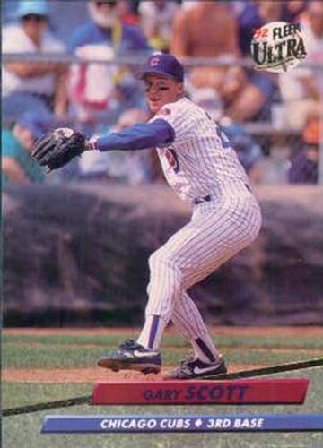 #474 Gary Scott - Chicago Cubs - 1992 Ultra Baseball