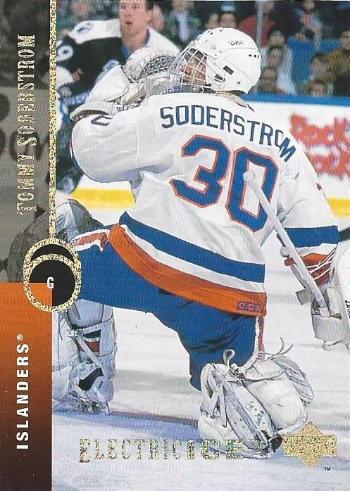 #474 Tommy Soderstrom - New York Islanders - 1994-95 Upper Deck Hockey - Electric Ice