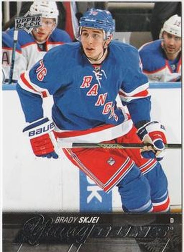 #474 Brady Skjei - New York Rangers - 2015-16 Upper Deck Hockey