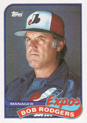 #474 Bob Rodgers - Montreal Expos - 1989 Topps Baseball