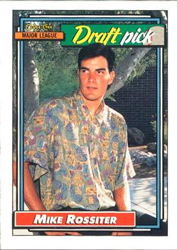 #474 Mike Rossiter - Oakland Athletics - 1992 O-Pee-Chee Baseball