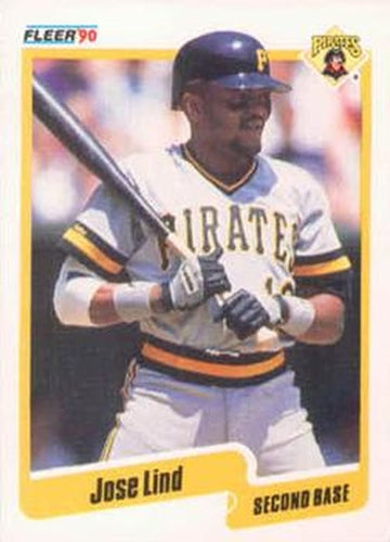#474 Jose Lind - Pittsburgh Pirates - 1990 Fleer USA Baseball