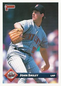 #475 John Smiley - Minnesota Twins - 1993 Donruss Baseball