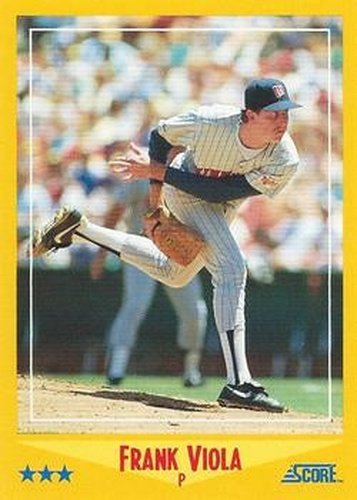 #475 Frank Viola - Minnesota Twins - 1988 Score Baseball