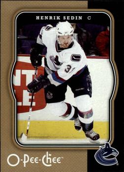 #475 Henrik Sedin - Vancouver Canucks - 2007-08 O-Pee-Chee Hockey