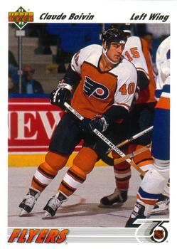 #475 Claude Boivin - Philadelphia Flyers - 1991-92 Upper Deck Hockey