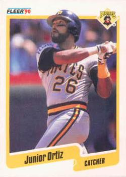 #475 Junior Ortiz - Pittsburgh Pirates - 1990 Fleer USA Baseball