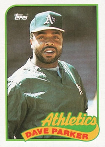 #475 Dave Parker - Oakland Athletics - 1989 Topps Baseball