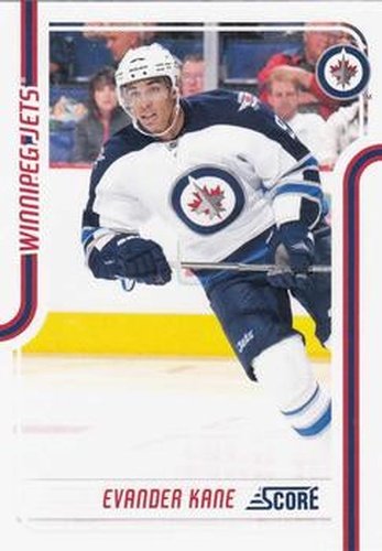#475 Evander Kane - Winnipeg Jets - 2011-12 Score Hockey