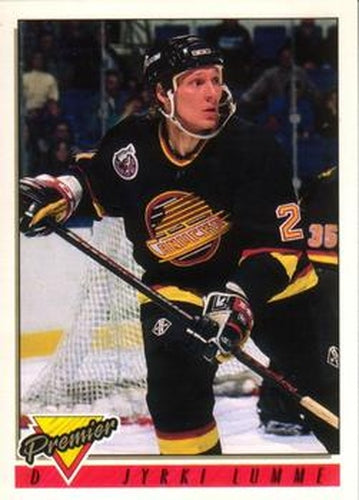 #475 Jyrki Lumme - Vancouver Canucks - 1993-94 O-Pee-Chee Premier Hockey