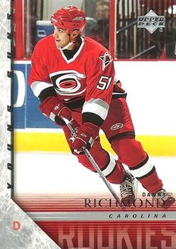 #475 Danny Richmond - Carolina Hurricanes - 2005-06 Upper Deck Hockey