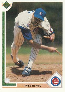 #475 Mike Harkey - Chicago Cubs - 1991 Upper Deck Baseball