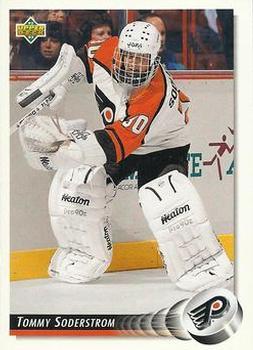 #475 Tommy Soderstrom - Philadelphia Flyers - 1992-93 Upper Deck Hockey