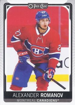 #475 Alexander Romanov - Montreal Canadiens - 2021-22 O-Pee-Chee Hockey